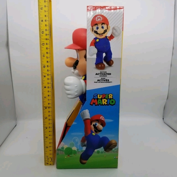 Super Mario- It's A Me Mario 12" Motion Activated Sound Interactive figure Toy - Picture 10 of 11